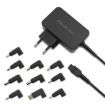 Qoltec Universal power adapter 65W 10plugins