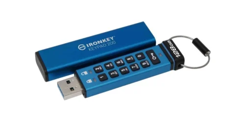 Kingston Pendrive 128GB IronKey Keypad 200 FIPS140-3 Level 3 AES-256 - Image 2