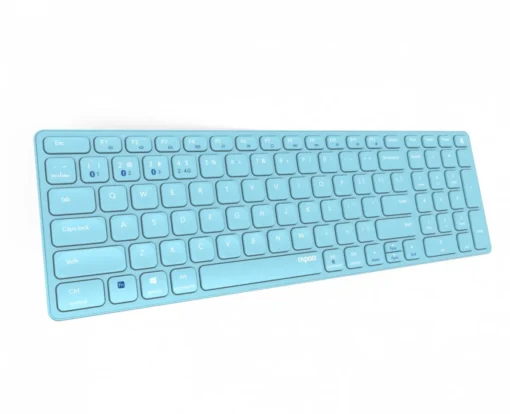 RAPOO Wireless keyboard E9700M Multimode blue - Image 2