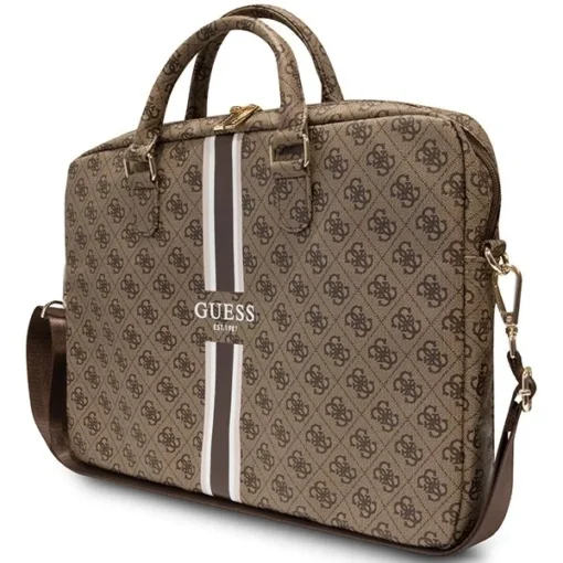 GUESS Лаптоп bag 16 inches 4G Printed GUCB15P4RPSW brown - Image 3