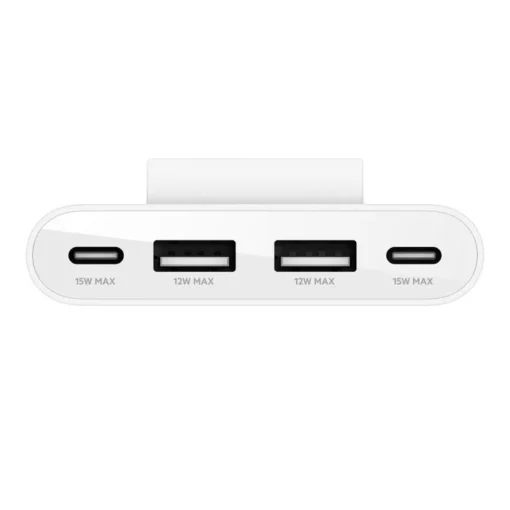 Belkin Charger 4-ports 2xUSB-C, 2xUSB-A 30W, white - Image 2