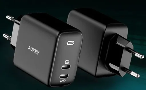 AUKEY AUKEY PA-B4S Omnia GaN Wall Charger 2xUSB C Po - Image 2