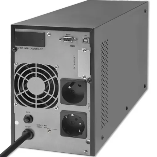 Qoltec UPS on line Pure Sine Wave, 2kVA, 1.6kW, LCD - Image 2