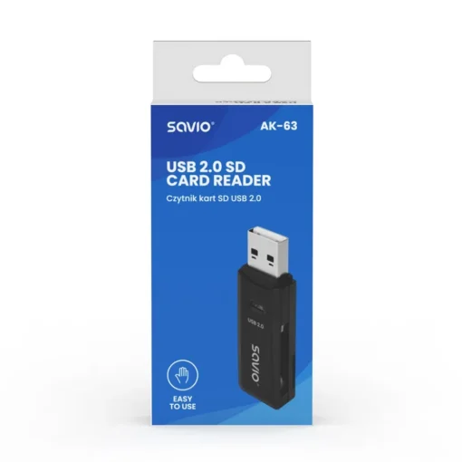 Savio SD Card reader AK-63 - Image 3