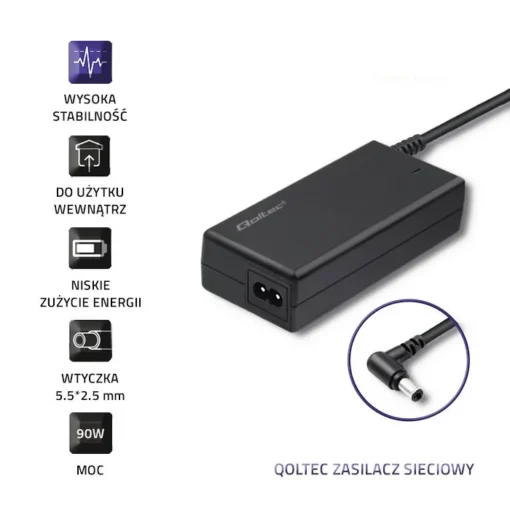 Qoltec Power adapter for IBM Lenovo 90W 20V 4.74A 5.52.5 - Image 3