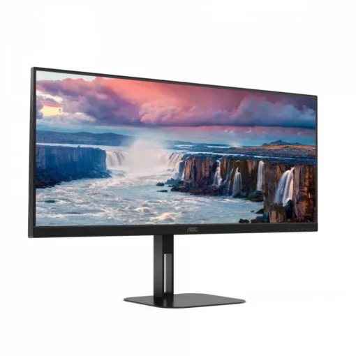 AOC Monitor U34V5C 34 inch VA 100Hz HDMI DP USB-C HAS - Image 5