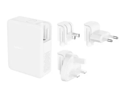 Belkin Wall charger 140W 4-ports (3xC 1xA) UK, EU, US Plugs white - Image 5