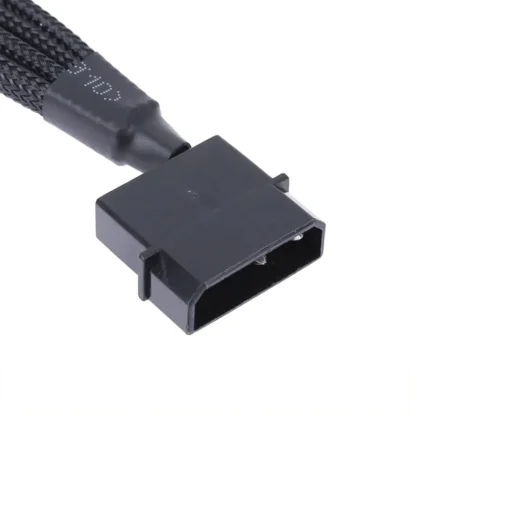 кабели Кабел No brand, Y-Сплитер, За вентилатори, MOLEX към 4x4PIN, 0.3m, Черен - 18322 - Image 3