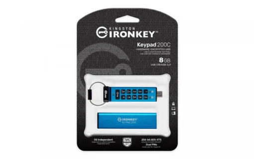 Kingston Pendrive 8GB IronKey Keypad 200 FIPS140-3 Lvl3 AES-256 - Image 3