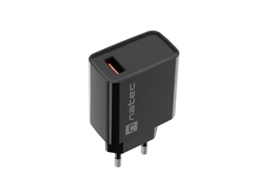 Natec USB Charger Ribera 1x USB-A black - Image 2