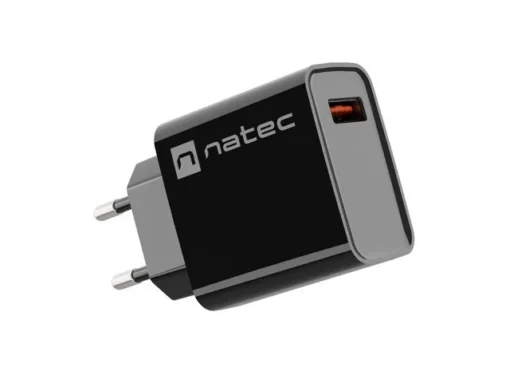 Natec USB Charger Ribera 1x USB-A black