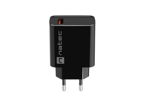 Natec USB Charger Ribera 1x USB-A black - Image 4