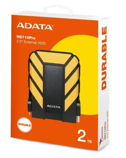 Adata DashDrive Durable HD710 2TB 2.5 USB3.1 Yellow - Image 4