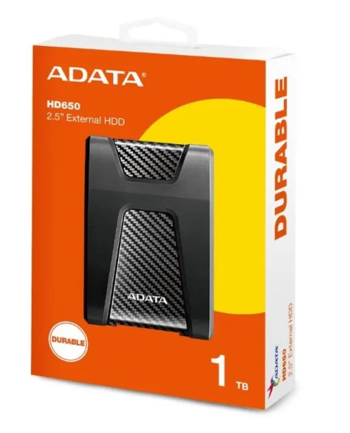 Adata DashDrive Durable HD650 1TB 2.5 USB3.0 Black - Image 3