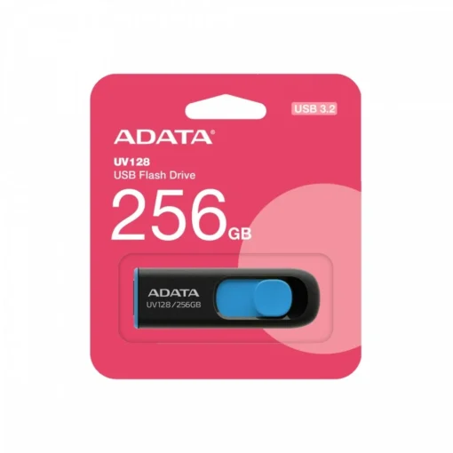 Adata Pendrive UV128 256GB USB3.2 black-blue - Image 4