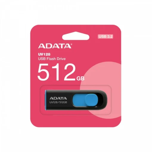 Adata Pendrive UV128 512GB USB3.2 black-blue - Image 3