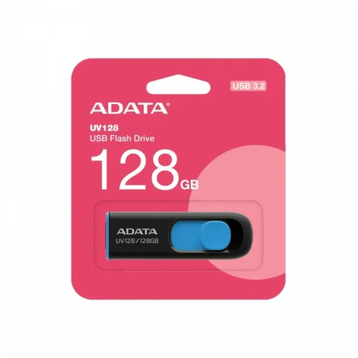 Adata Pendrive UV128 128GB USB3.2 black-blue - Image 3