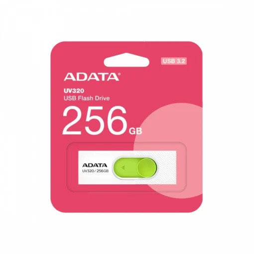 Adata Pendrive UV320 256GB USB3.2 white-green - Image 3