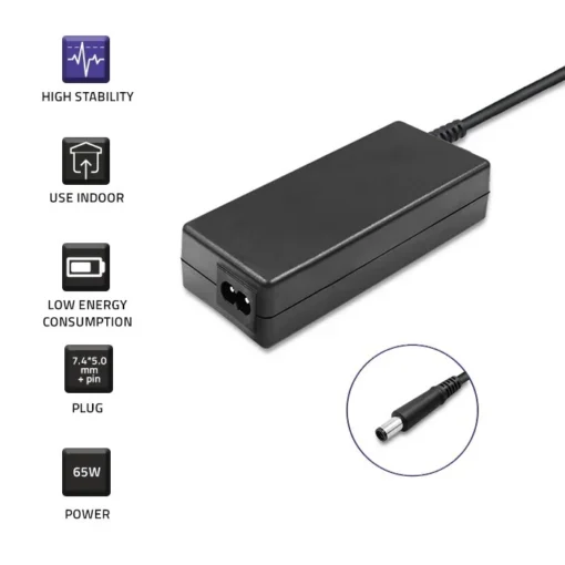 Qoltec Power adapter for Dell 65W | 19.5V | 3.34A | 7.4 * 5.0 + pin - Image 3