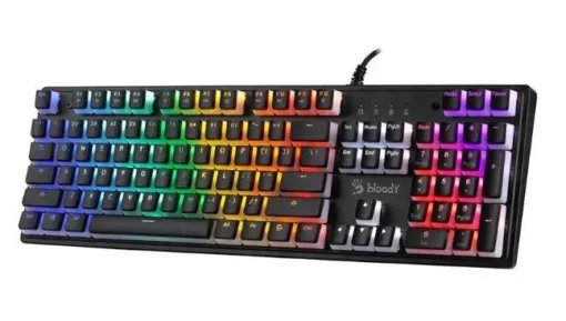 A4 Tech Mechanical Keyboard Bloody S510R Pudding (Blue Switch) - Image 3