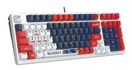 A4 Tech Mechanical Keyboard Bloody S98 USB Sports Navy (BLMS Red Switches) - Image 3