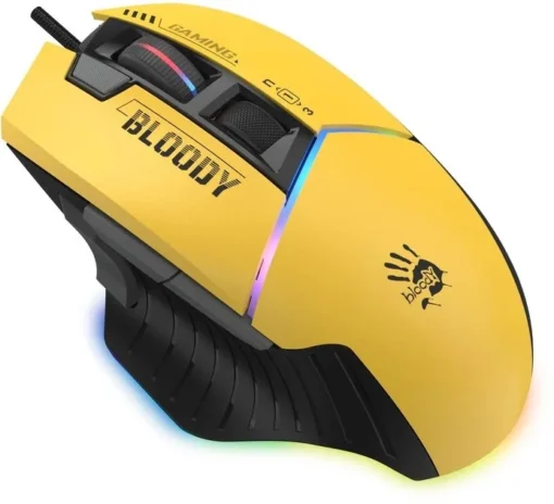 A4 Tech Mouse Bloody W95 Max USB Sports Lime - Image 2