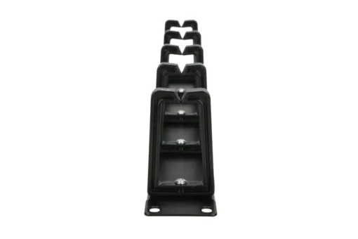 Extralink Cable organizer 1U with plastic holders - Image 4