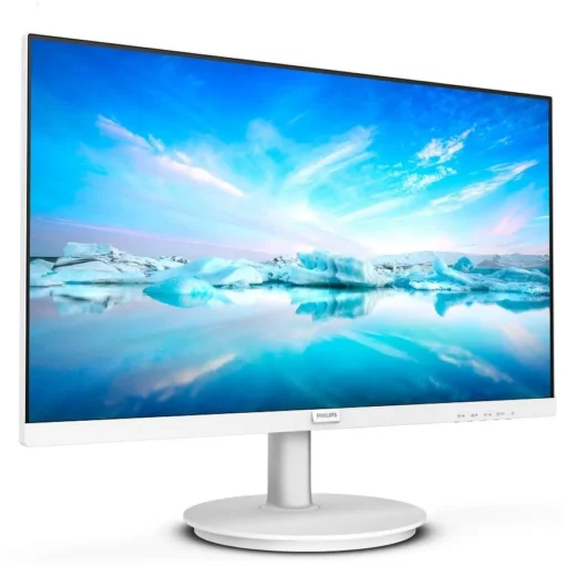 Philips Moniotr 241V8AW 23.8 inch IPS HDMI Speakers White - Image 4