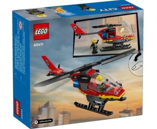 LEGO LEGO City 60411 Fire Rescue Helicopter - Image 4