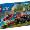 LEGO LEGO City 60412 4x4 Fire Truck with Rescue Boat