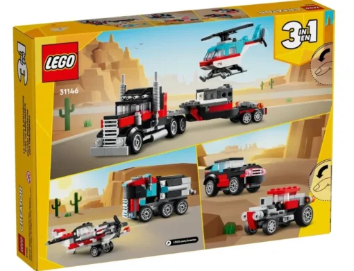 LEGO LEGO Creator 31146 Flatbed Truck with Helicopter - Image 5