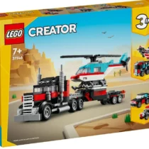 LEGO LEGO Creator 31146 Flatbed Truck with Helicopter