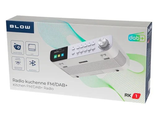 BLOW Portable FM/DAB+ RK1 kitchen radio, white - Image 4