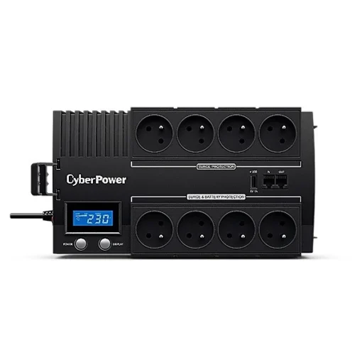 CyberPower UPS BR700ELCD-FR 700VA/420W AVR/LCD/8xFR/1xUSB/RJ11/RJ45 - Image 2