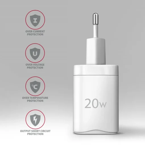 AXAGON AXAGON ACU-PQ20W PD&QC wall charger 20W white - Image 5