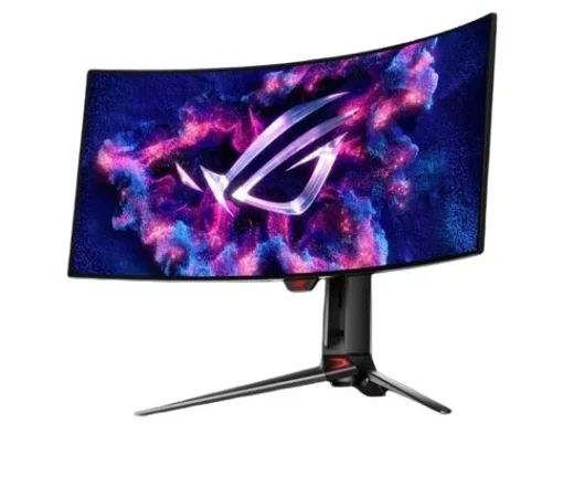 Asus Monitor ROG Swift 33.94 inches PG34WCDM OLED 240Hz 003MS G-SYNC 800R ROG KVM sMART 450CD/M2 HDMI DP USB-C H:0-110