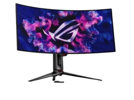 Asus Monitor ROG Swift 33.94 inches PG34WCDM OLED 240Hz 0,03MS G-SYNC 800R ROG KVM sMART 450CD/M2 HDMI DP USB-C H:0-110 - Image 3