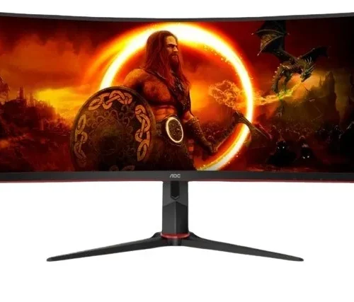 AOC Monitor curved CU34G2XP 34 inches VA 180Hz HDMIx2 DPx2