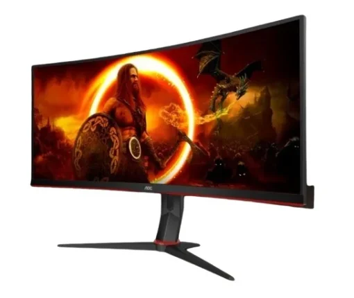 AOC Monitor curved CU34G2XP 34 inches VA 180Hz HDMIx2 DPx2 - Image 2