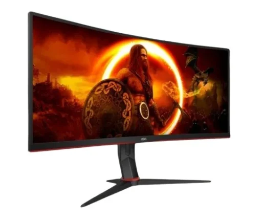 AOC Monitor curved CU34G2XP 34 inches VA 180Hz HDMIx2 DPx2 - Image 3