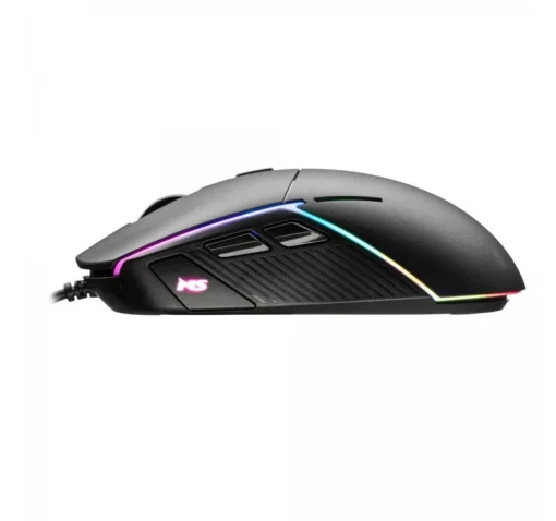 MS Wired gaming mouse Nemesis C375 7200 DPI RGB LED black - Image 4