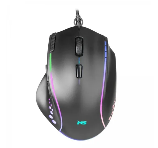 MS Wired gaming mouse Nemesis C370 7200 DPI 7P RGB LED black