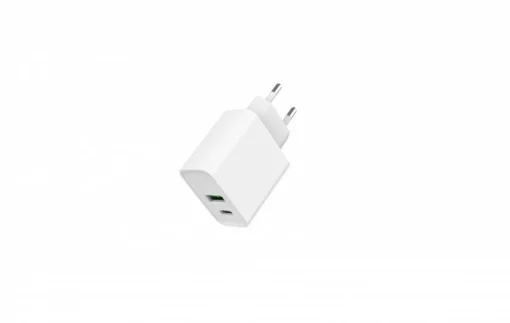 Gembird Power Delivery Charger USB-A USB-C 20W White - Image 3