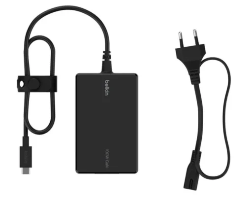 Belkin 100W USB-C захранващ блок EU GaN cable - Image 2