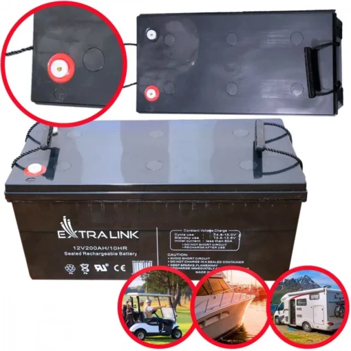 Extralink Battery AGM 12V 200AH - Image 2