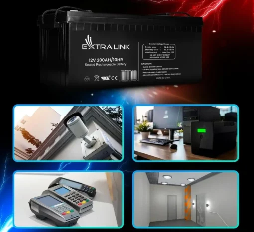 Extralink Battery AGM 12V 200AH - Image 5