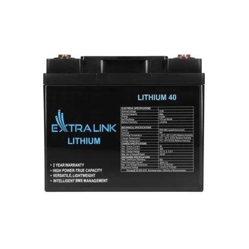 Extralink Battery LiFePO4 40AH 12.8V BMS EX.30431