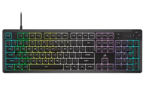 Corsair K55 Core RGB black mechanical keyboard