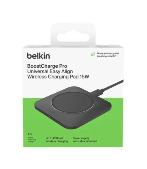 Belkin Universal Easy Align Wireless Charging Pad Qi 15W black - Image 2