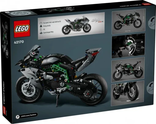 LEGO LEGO Technic 42170 Kawasaki Ninja H2R Motorcycle - Image 3